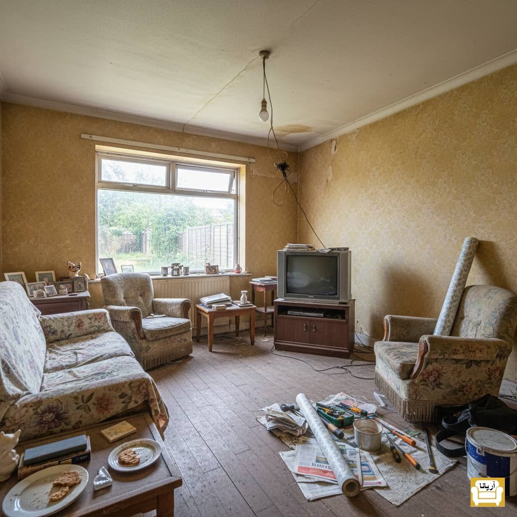 قبل از بازسازی منزل